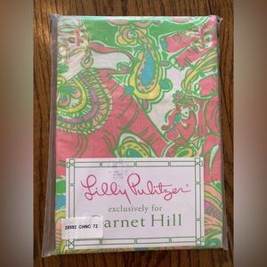 Lilly Pulitzer for Garnet Hill NWT Shower Curtain in Chin Chin